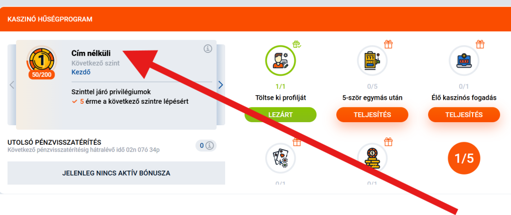 Kaszinó hűségprogram